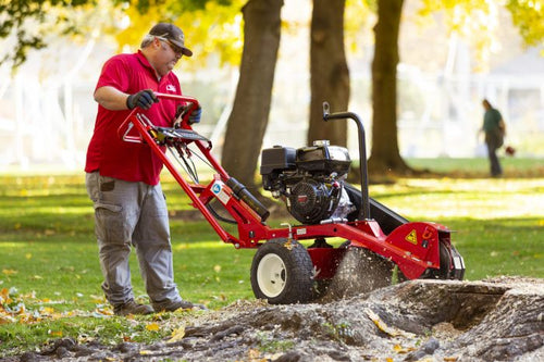 Barreto 16SGB stump grinder alternate view