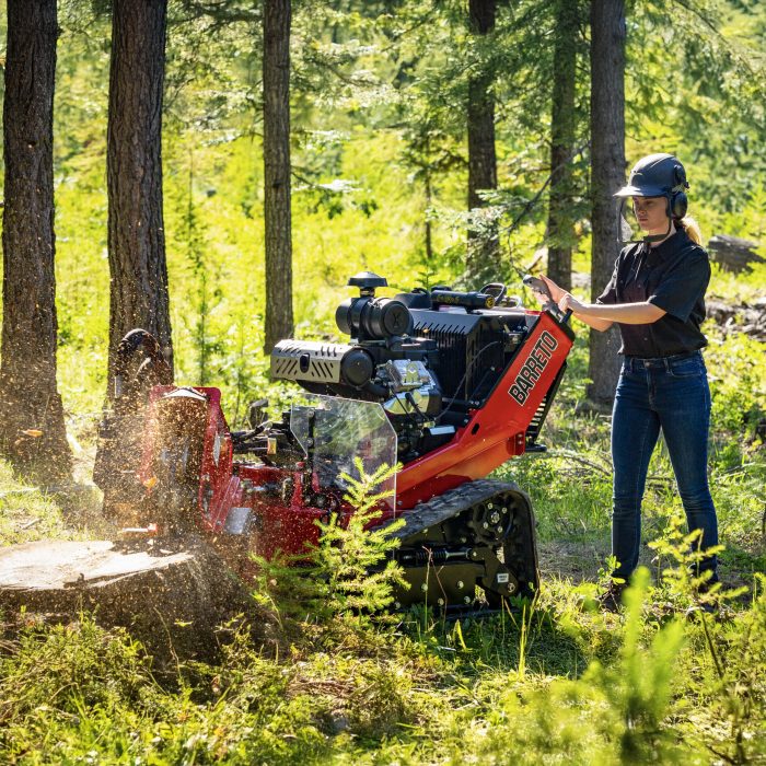Barreto 37SGB tracked stump grinder