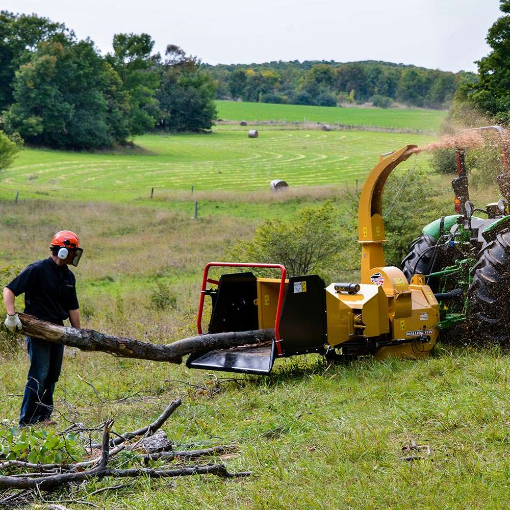 BX72RI Wallenstein wood chipper view 3