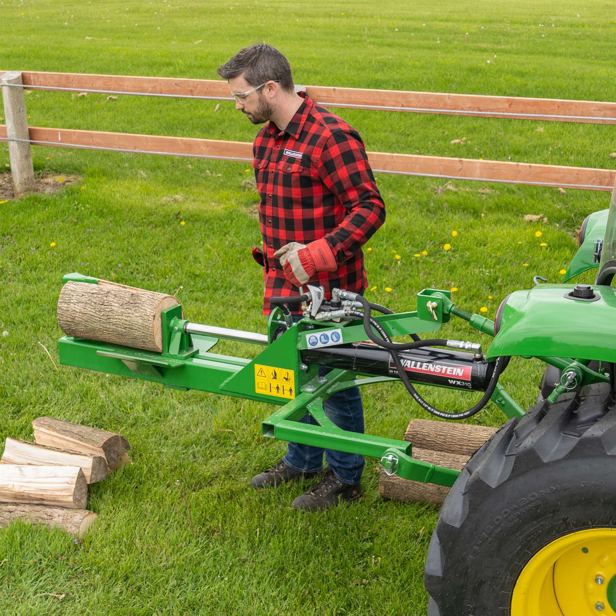 WX310 Wallenstein log splitter