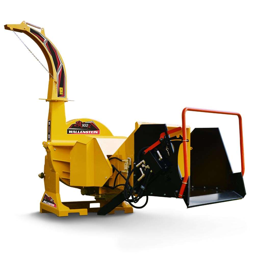 BX102RI Wallenstein wood chipper view 2