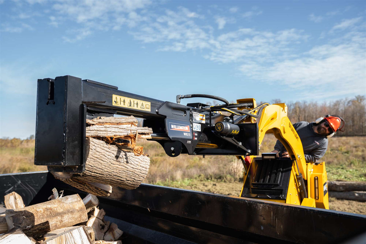 WX210B Wallenstein log splitter view 3