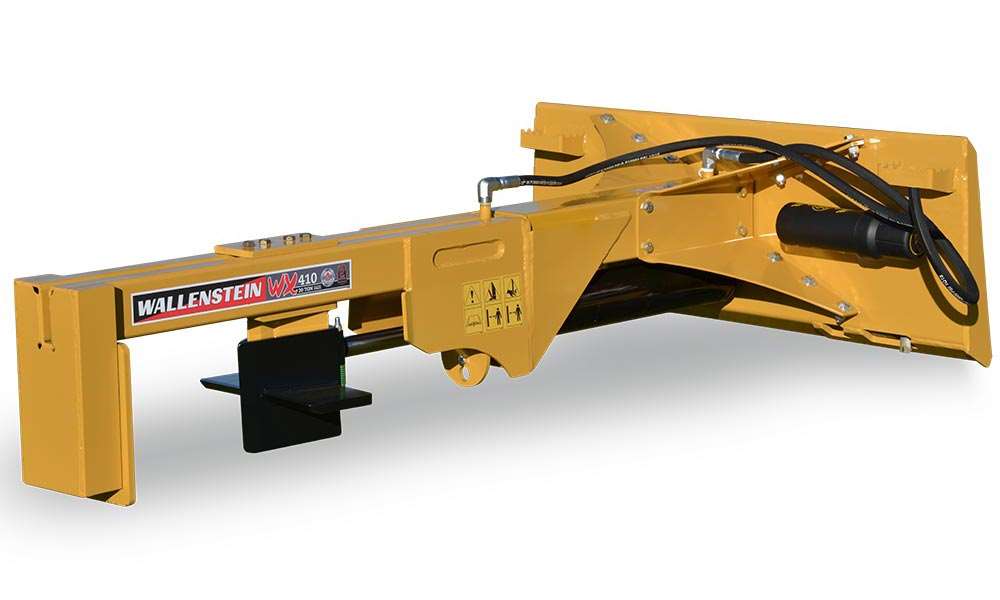 WX410 Wallenstein log splitter view 2