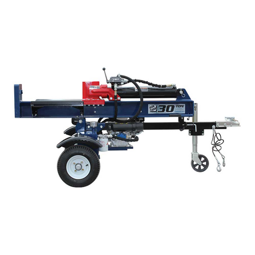 Iron & Oak BHVH3018GX 30-ton log splitter side view