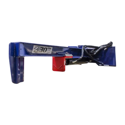 Iron & Oak SMH3030 skid steer log splitter side view