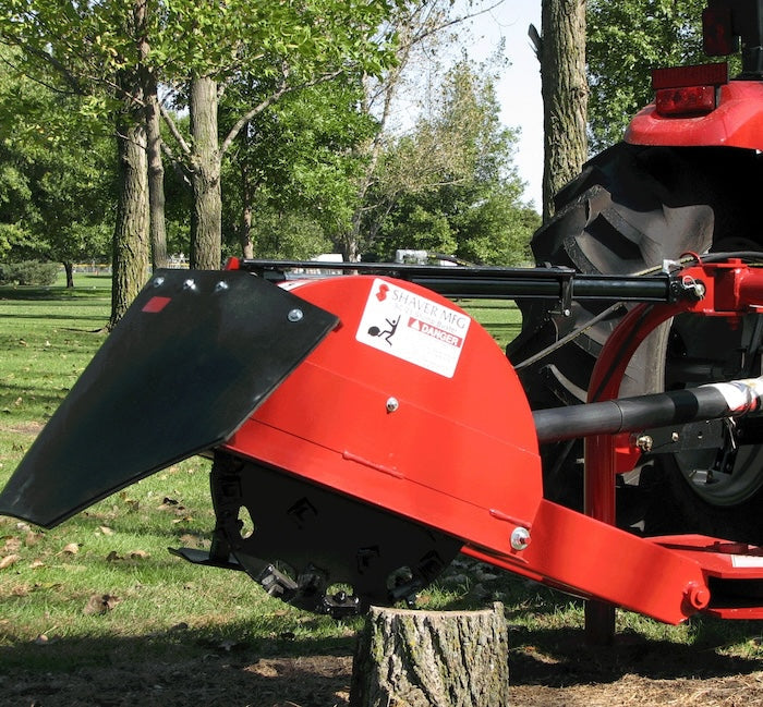 Shaver SC-25 PTO stump grinder alternate view