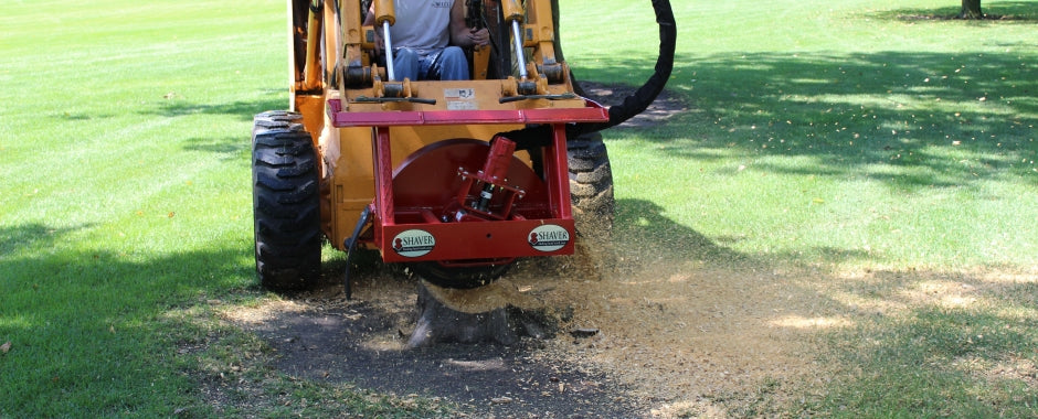 Shaver SC-30-H stump grinder alternate view