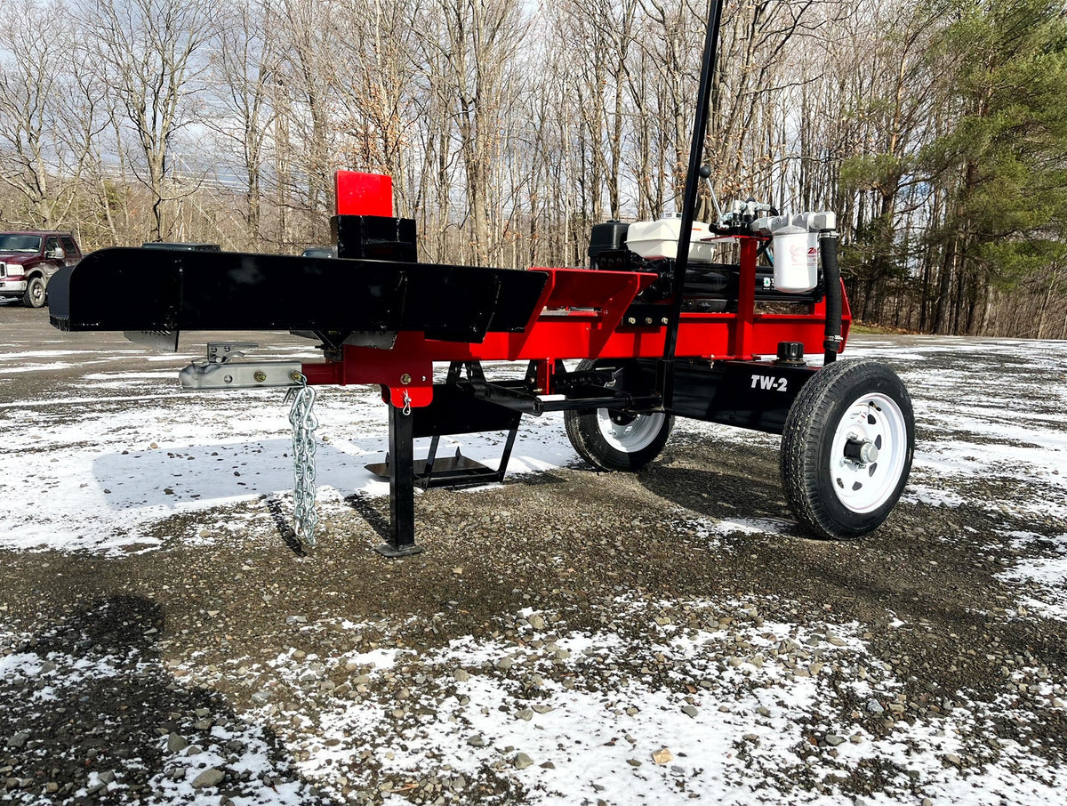 Timberwolf TW-2 tow-behind log splitter
