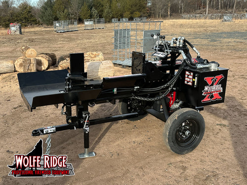 Wolfe Ridge 28 Pro-X commercial log splitter product view